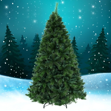 ingle Jollys Christmas Tree 1.8M 6FT Xmas Decoration Green Home Decor 1024 Tips - Image 7