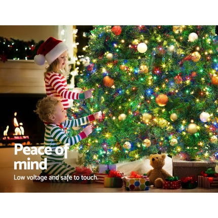 Jingle Jollys Christmas Tree LED 2.1M 7FT Xmas Decorations Green Home Decor - Image 6