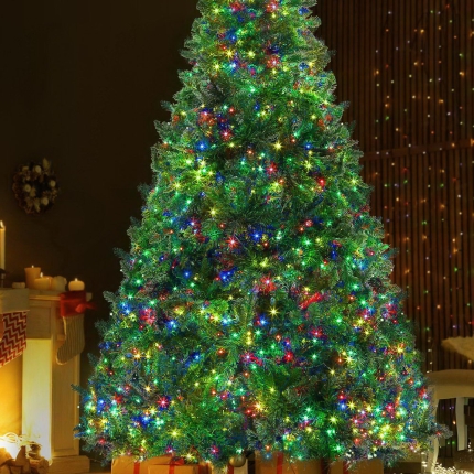 Jingle Jollys Christmas Tree LED 2.4M 8FT Xmas Decorations Green Home Decor - Image 7