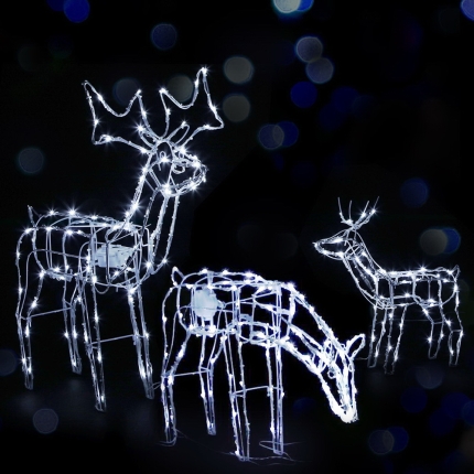 Jingle Jollys Christmas Motif Lights LED Rope Reindeer Waterproof Outdoor - Image 7