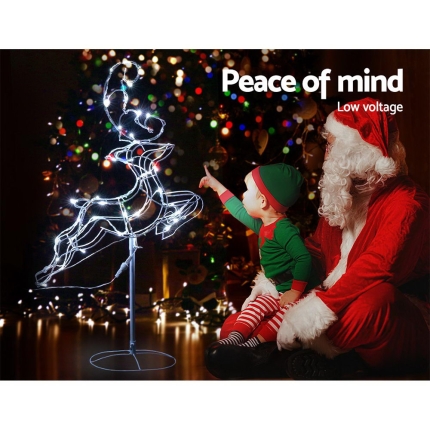 Jingle Jollys Christmas Motif Lights LED Rope Reindeer Waterproof Outdoor Xmas - Image 5