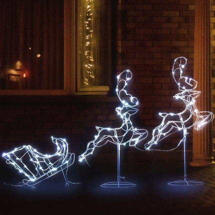 Jingle Jollys Christmas Motif Lights LED Rope Reindeer Waterproof Outdoor Xmas - Image 7