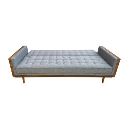 Tulip 3 Seater Sofa Bed Grey - Image 4