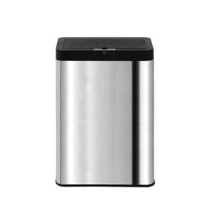 Stainless Steel Sensor Bin Rubbish Trash Bins Motion Automatic Touch Free 50L - Image 3