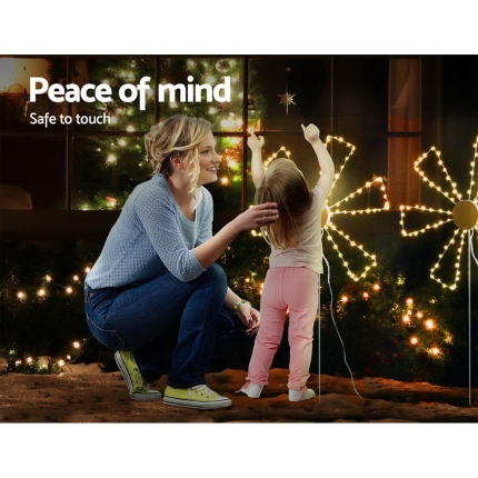 Jingle Jollys Christmas Motif Lights LED Spinner Windmill Waterproof Outdoor - Image 5