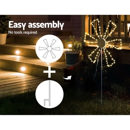 Jingle Jollys Christmas Motif Lights LED Spinner Windmill Waterproof Outdoor - Image 6