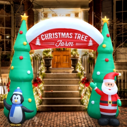 Jingle Jollys Inflatable Christmas Santa On Sleigh 2.8M Lights Outdoor Decorations - Image 7