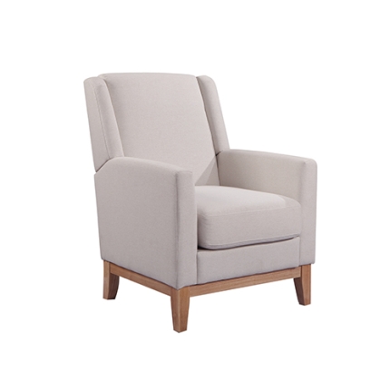 Emily Arm Chair Beige Colour - Image 2
