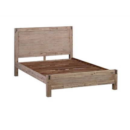 Java Queen Bed Oak - Image 2