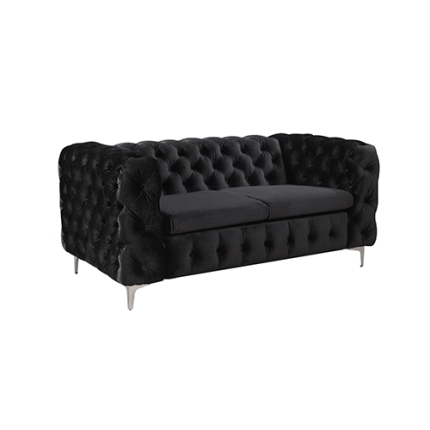 Jacques 2 Seater Black Colour - Image 2