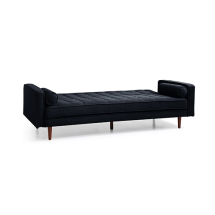 Sofa Marcella Black Velvet Fabric - Image 3