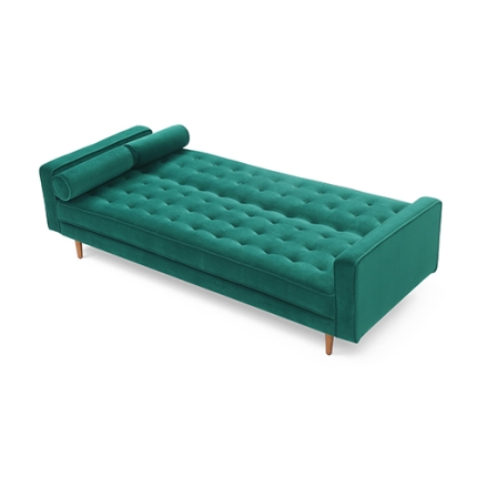 Sofa Marcella Green Velvet Fabric - Image 2