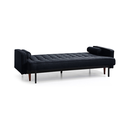 Sofa Marcella Black Velvet Fabric - Image 5