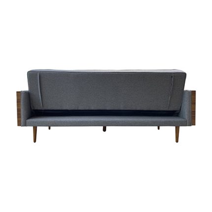 Tulip 3 Seater Sofa Bed Grey - Image 4