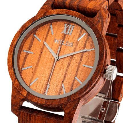 Men Handmade Kosso Wooden Timepiece - Image 2