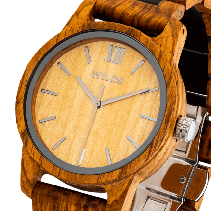 Men Handmade Ambila Wooden Timepiece - Image 2