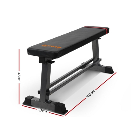 Everfit Weight Bench Flat Multi-Station Home Gym Squat Press Benches Fitness - Image 2