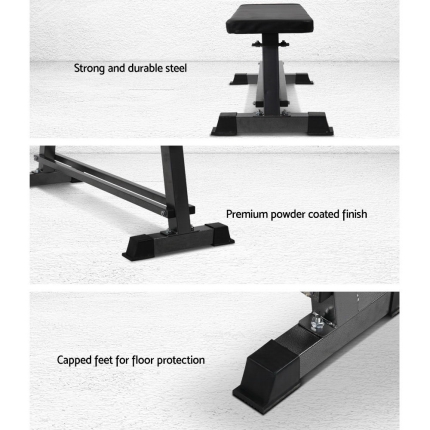 Everfit Weight Bench Flat Multi-Station Home Gym Squat Press Benches Fitness - Image 5