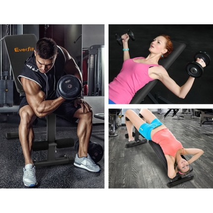 Everfit Adjustable FID Weight Bench Flat Incline Fitness Gym Equipment - Image 4