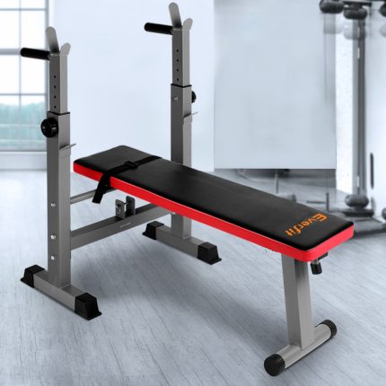 Everfit Multi-Station Weight Bench Press Weights Equipment Fitness Home Gym Red - Image 7