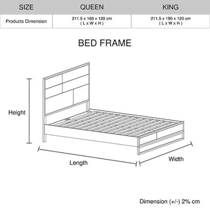 Hannah Bedframe King Size - Image 6