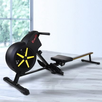 Everfit Rowing Exercise Machine Rower Resistance Fitness Home Gym Cardio Air - Image 7