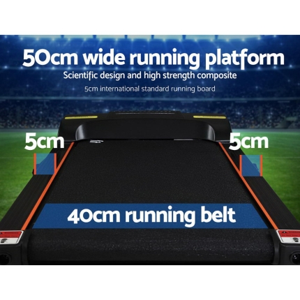 Everfit Electric Treadmill Incline Home Gym Exercise Machine Fitness 400mm - Image 5