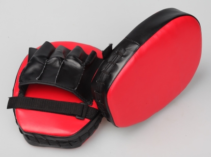 2 x Thai Boxing Punch Focus Gloves Kit Training Red & Black - Image 2