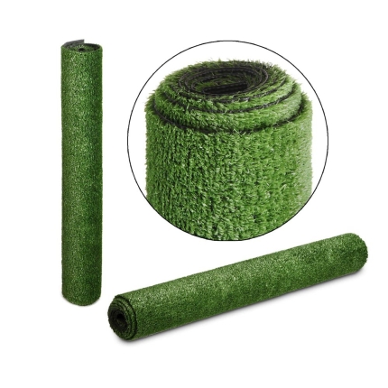 Primeturf Synthetic 10mm  0.95mx10m 9.5sqm Artificial Grass Fake Turf Olive Plants Plastic Lawn - Image 3