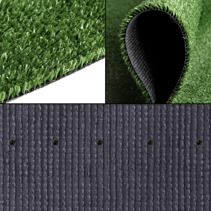Primeturf Synthetic 10mm  0.95mx10m 9.5sqm Artificial Grass Fake Turf Olive Plants Plastic Lawn - Image 6