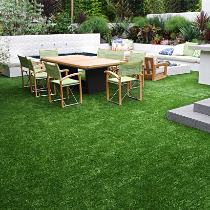 Primeturf Synthetic 10mm  0.95mx10m 9.5sqm Artificial Grass Fake Turf Olive Plants Plastic Lawn - Image 7