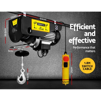 Giantz 1400w Electric Hoist winch - Image 2