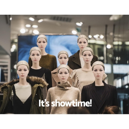 175cm Tall Full Body Female Mannequin - Skin Coloured - Image 7