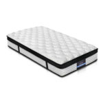 Giselle Bedding Devon Euro Top Pocket Spring Mattress 31cm Thick â€“ Single