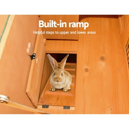 i.Pet 100cm Tall Wooden Pet Coop - Image 6