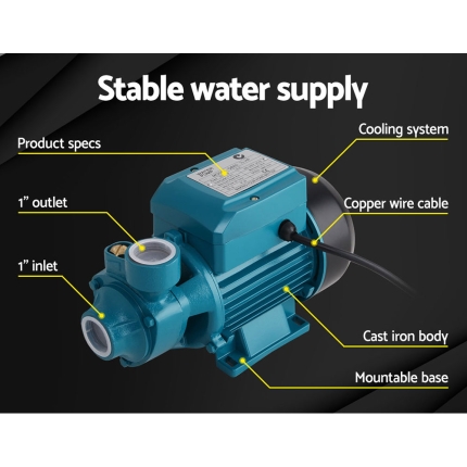 Giantz Electric Clean Water Pump - Image 2