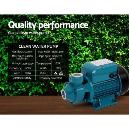 Giantz Electric Clean Water Pump - Image 6