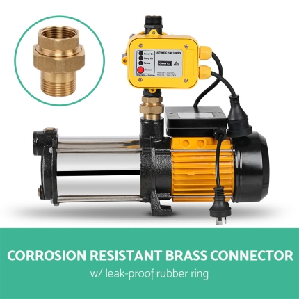 Giantz Water Pump High Pressure Multi Stage Copper Motor Garden Farm Irrigation - Image 5
