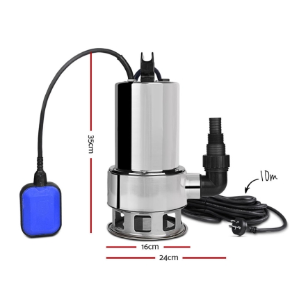 Giantz 1800W Submersible Water Pump - Image 2