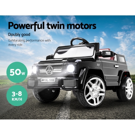 Rigo Kids Ride On Car - Black - Image 4