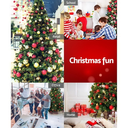 Jingle Jollys 1.8M 6FT Christmas Tree Xmas Decoration Home Decor 500 Tips Green - Image 5