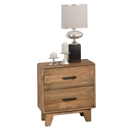 Woodstyle Bedside 2 drawers - Image 2