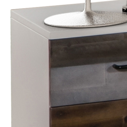 Shelby Bedside Table - 2 Drawers - Image 2