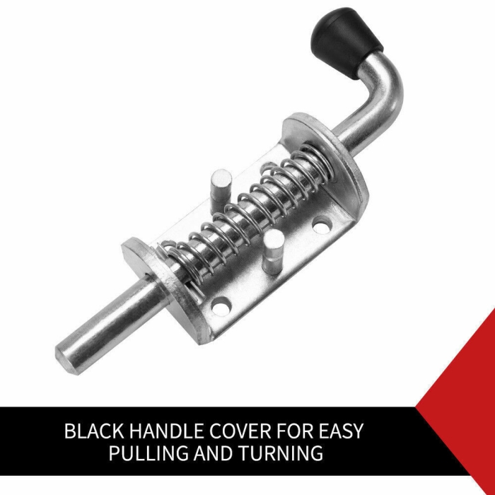 4x SPRING BOLT LATCH CATCH TRAILER TRUCK UTE FLOAT RAILING TAIL GATE - Image 2