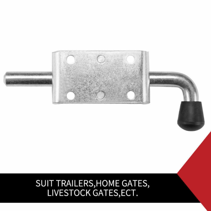 4x SPRING BOLT LATCH CATCH TRAILER TRUCK UTE FLOAT RAILING TAIL GATE - Image 6