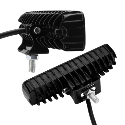 2 x 6inch 18W LED Work Light Bar Driving Lamp Flood Truck Offroad MINING UTE 4WD - Image 3