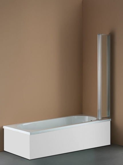 4 Fold Chrome Folding Bath Shower Screen Door Panel 1000 x 1400mm - Image 7