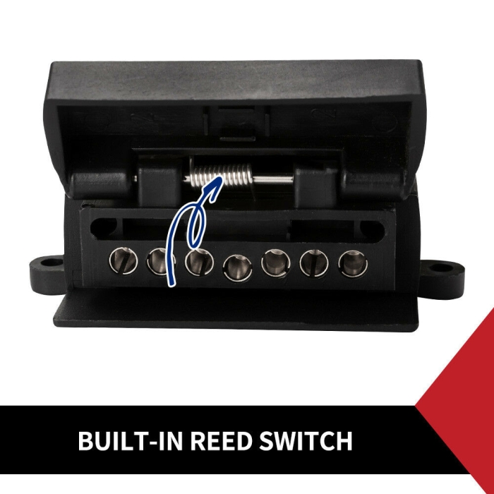7 Pin Small Round To 7 Pin Flat Socket Trailer Connector Adaptor - Image 6