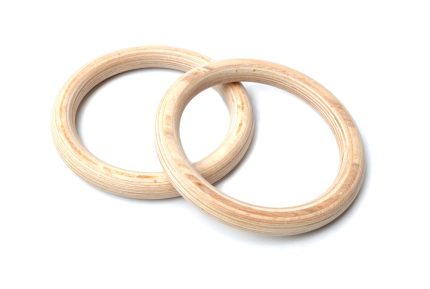 Wooden Gymnastic Rings Olympic Gym Strength Training - Image 4