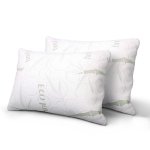 Giselle Bedding Set of 2 Bamboo Pillow with Memory Foam